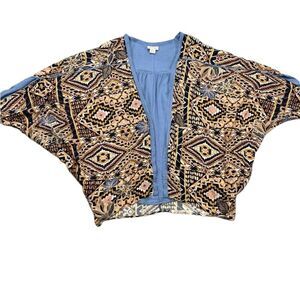 Ariat Women’s Kimono Cover Up Colorful Tribal Print One Size Bohemian